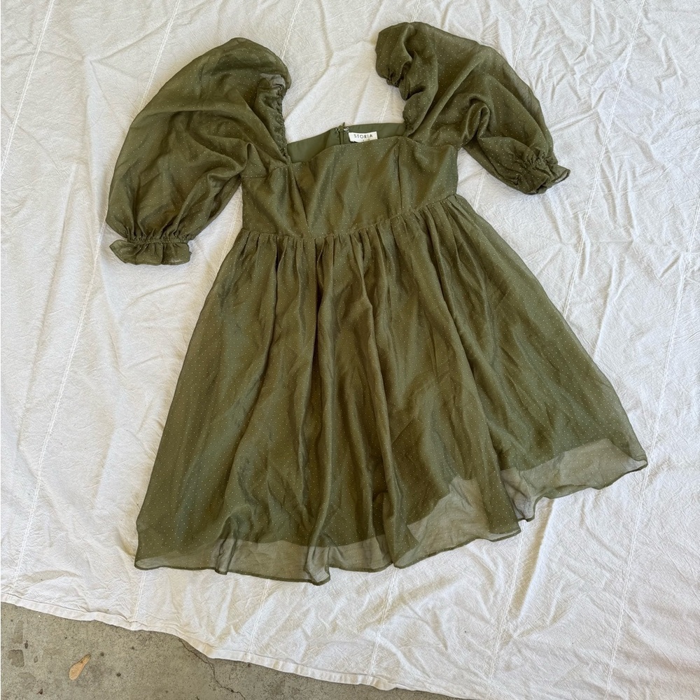 Storia noel gold dot Dress